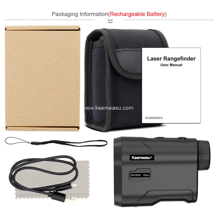 Kaemeasu 6.5X Magnetisering Golf Afstandsmeter Telescoop Vlaggenstang Vergrendeling Hoek Afstandsmeting M1000