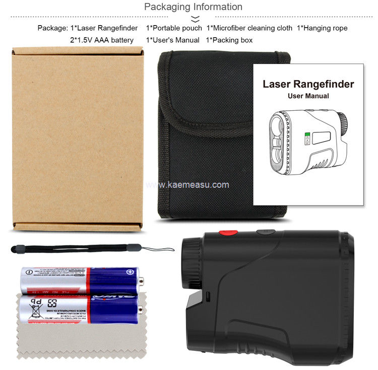 Kaemeasu OEM ODM 800Y Afstandsmeter Golfen Jagen Schieten Laser Afstandsmeter Optische telescoop D800