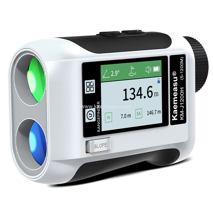 Kaemeasu Oplaadbare Laser Afstandsmeter Voice Golf Afstandsmeter LCD Display Telescoop Met Zijscherm J1200