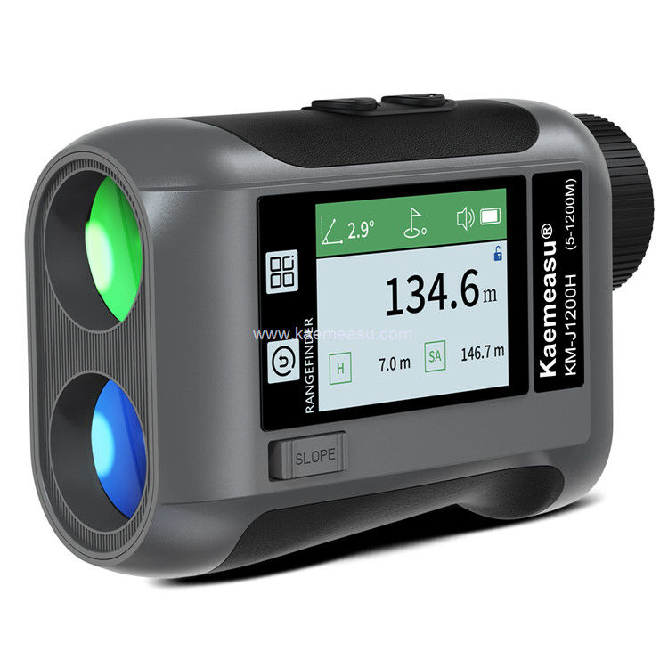 Kaemeasu Oplaadbare Laser Afstandsmeter Voice Golf Afstandsmeter LCD Display Telescoop Met Zijscherm J1200