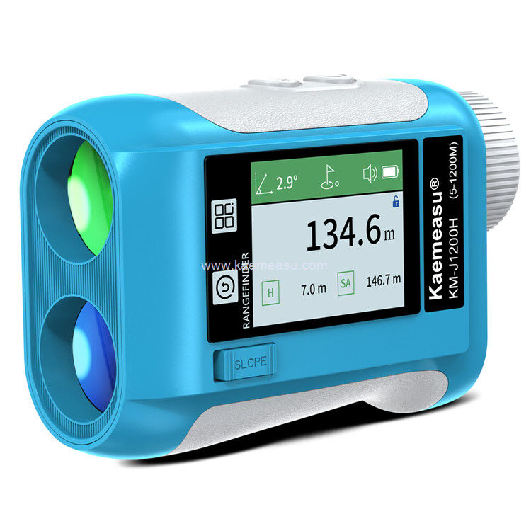 Kaemeasu Oplaadbare Laser Afstandsmeter Voice Golf Afstandsmeter LCD Display Telescoop Met Zijscherm J1200