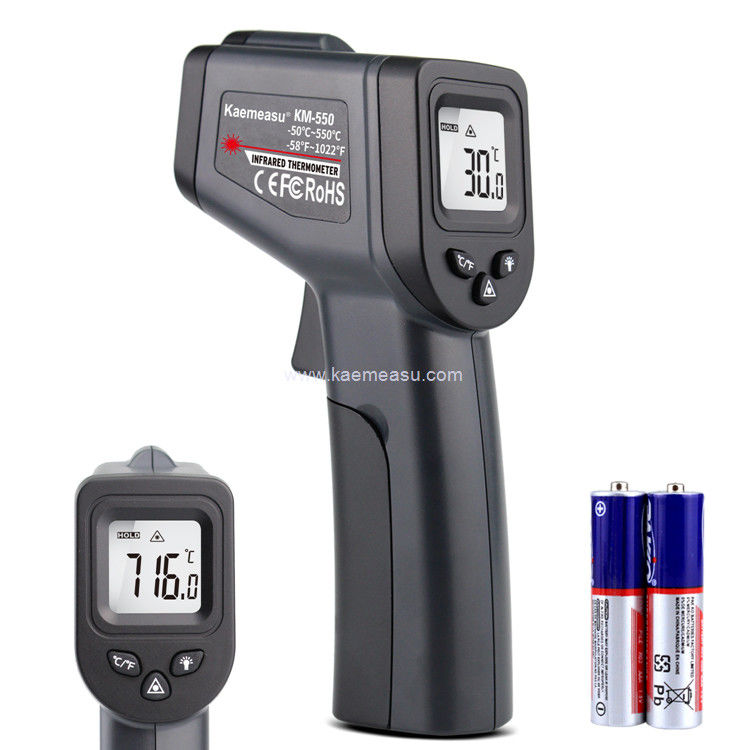 Kaemeasu 550°C Hoogprecisie Thermo Temper Gun Infrarood Voor Olie / IJs / Smeltpot / BBQ