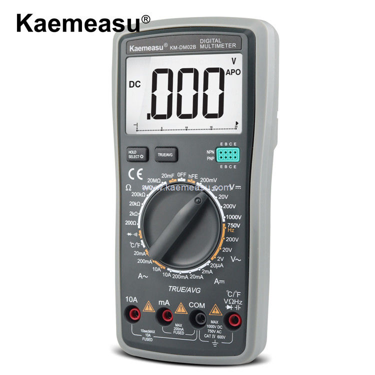 Kaemeasu 02B OEM ODM Elektrische Multimeters Echte RMS Stroomweerstand Capaciteit Spanningsmeter Tester