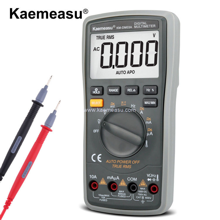 Kaemeasu 03A Digitale multimeter met hoge precisie 6000 tellen Automatisch bereik 1000V AC DC Smart Multimeter