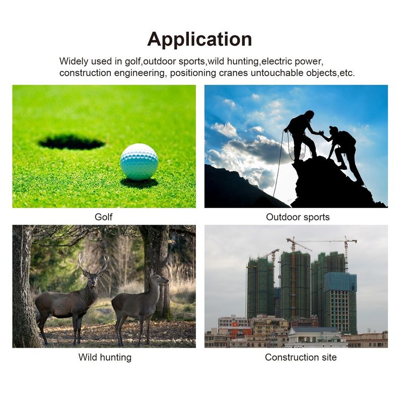 golf laser afstandmeter buiten sport jacht afstandmeter handheld laser afstandmeter telescoop