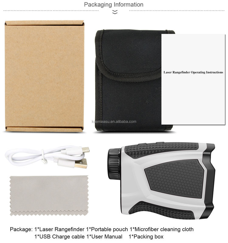 Kaemeasu Handheld Oplaadbare OEM Jacht Golf Laser Afstandmeter Met Magnet Adsorptie 450M/600M/800M/1000M