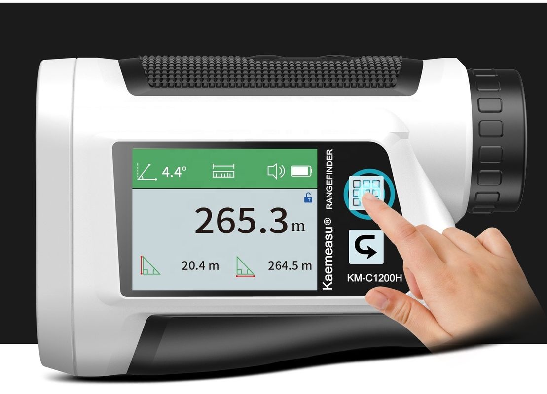 hoogwaardige OEM 1200M Golf Laser Afstandmeter Jagt Afstandmeter Golf Afstandmeter Laser Afstandmeter