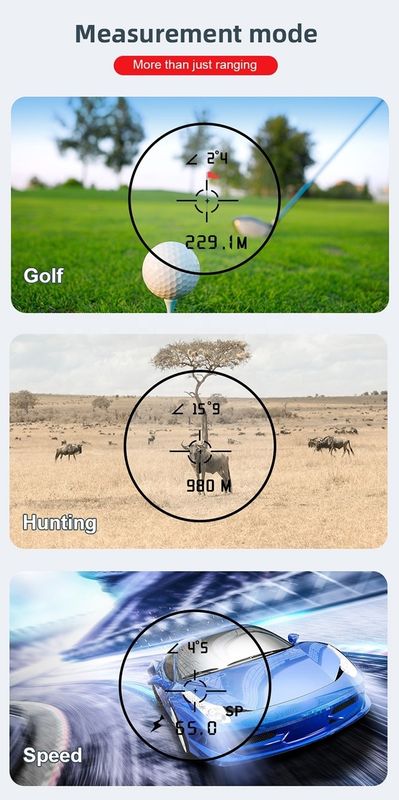 hoogwaardige OEM 1200M Golf Laser Afstandmeter Jagt Afstandmeter Golf Afstandmeter Laser Afstandmeter