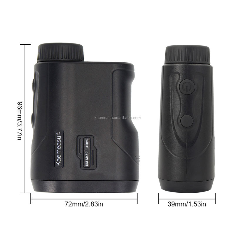 OEM Goede kwaliteit oplaadbare laserbereikmeter 450 meter digitale laserbereikmeter jacht/golf/sport/ingenieur