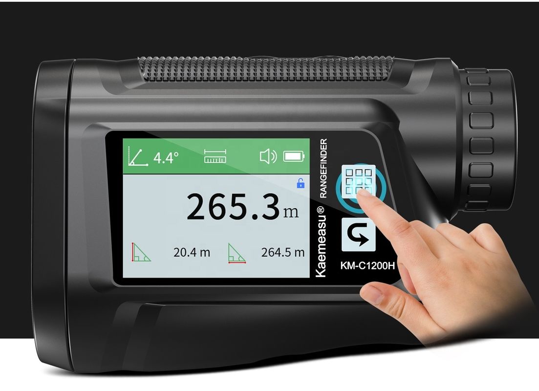 Oem Touchscreen Digitaal Golf Laser Afstandsmeter Afstandsmeter Golf Laser Afstandsmeter Afstandsmeter Voor Jagen