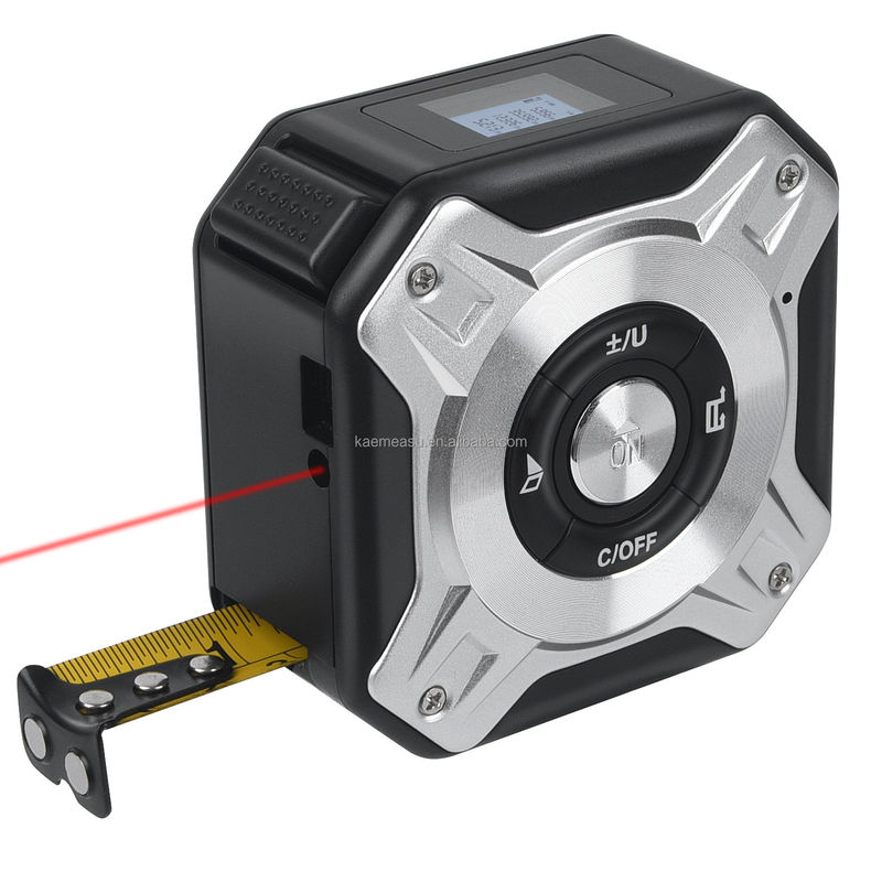Multifunktioneel USB-oplaadbandmeting afstandsmeter Elektronisch liniaal Infrarood meetinstrument OEM Laser afstandsmeter