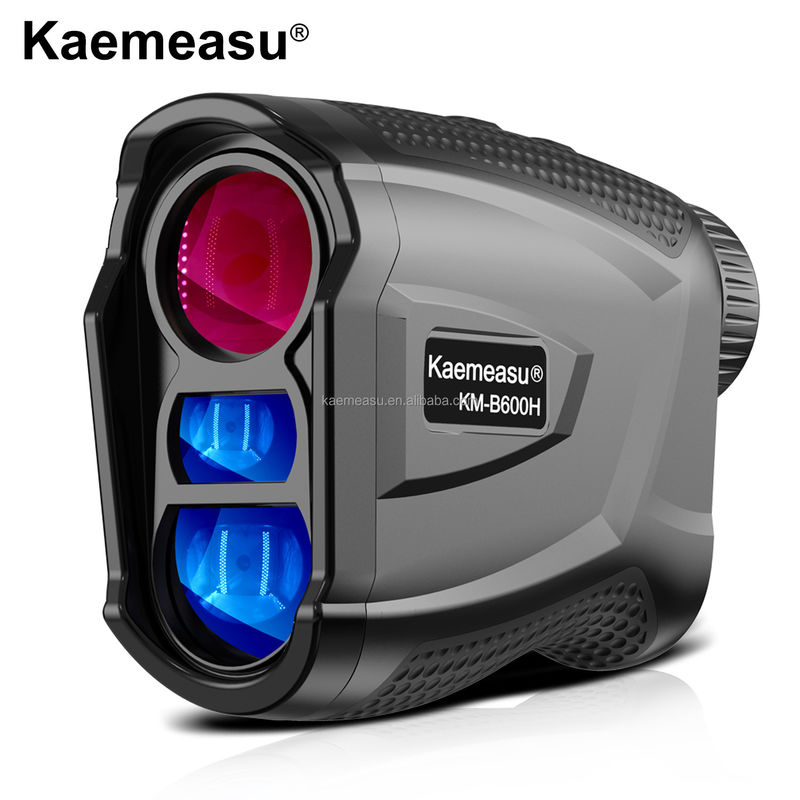 Hitte verkoop laser afstandmeter met vlaggenpaal vergrendeling trilling golf afstandmeter jacht handheld laser afstandmeter