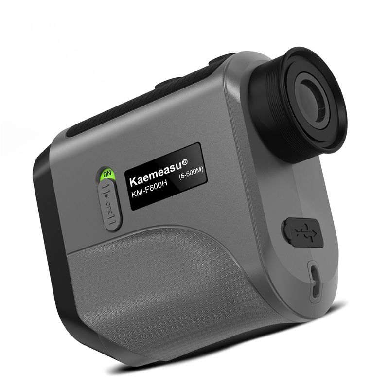 Mini laser afstandmeter Telescoop Handheld laser afstandmeter Digitale laser afstandmeter met helling grijs