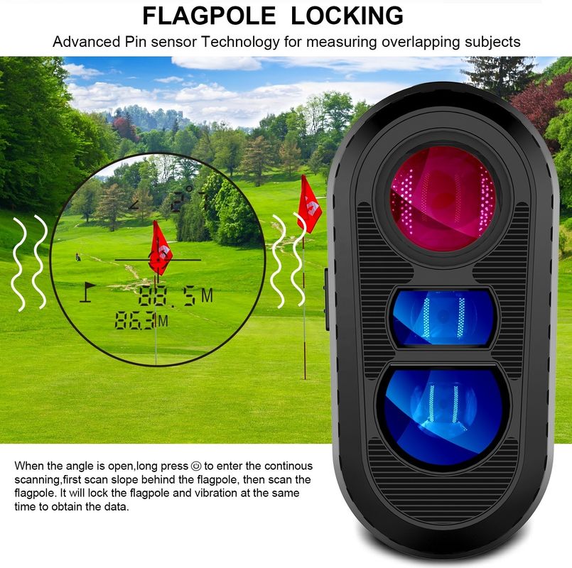 Golf laser afstandmeter buitensport jacht afstandmeters handheld laser afstandmeter telescoop