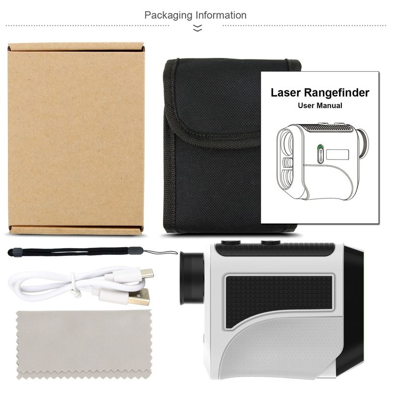 Outdoor Golf Laser Rangefinder met 905nm Laser Wavelength 1000m Diastimeter en helling hoek