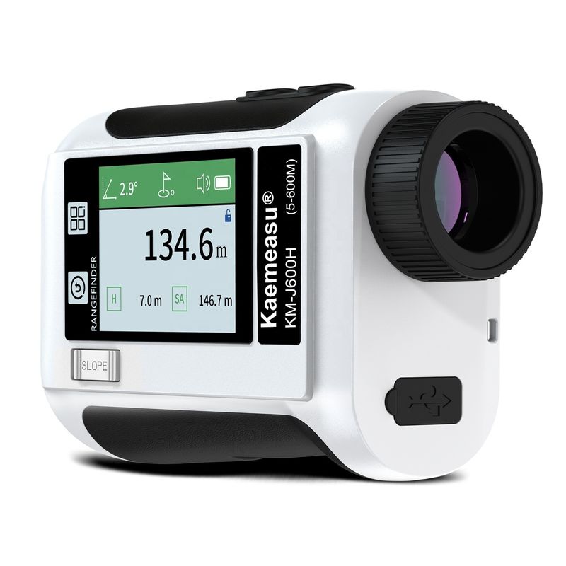 Outdoor sport jacht 600m LCD-scherm golf laser afstandsmeter telescoop met data uitzending IP54 stof en water spat