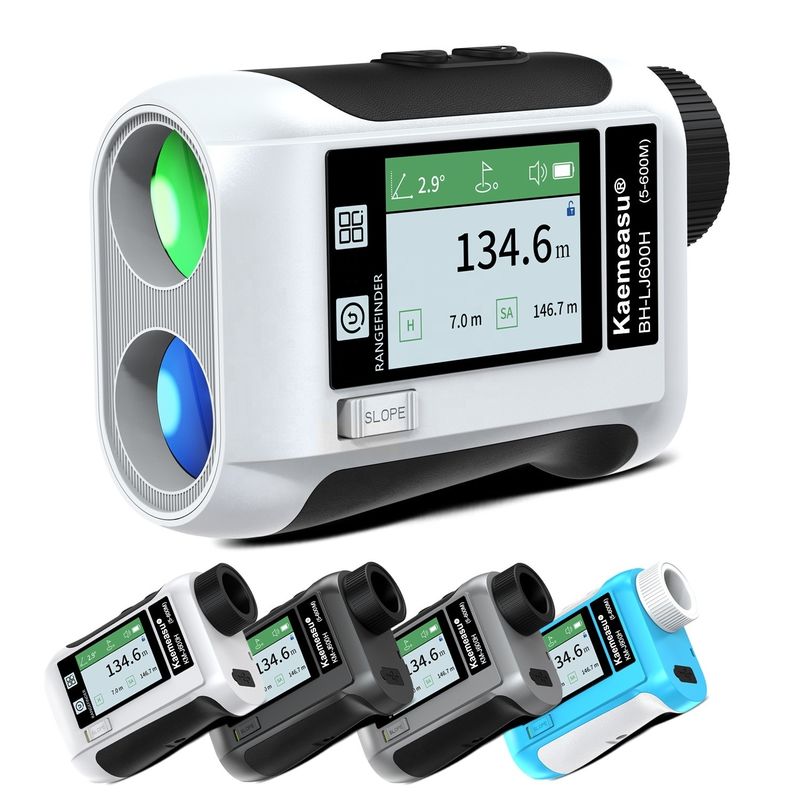 OEM/ODM Golfmodus Sporttelescoop Aanraakscherm Intelligente Stem Golf Laser Afstandsmeters Telescoop