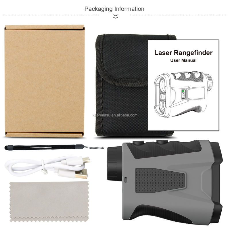 2024 Nieuwe Golf Afstandsmeters Optische instrumenten Outdoor Sport Jagen Schieten Vogeltelescoop Golf Laser Afstandsmeter