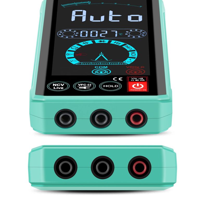 Intelligente stem automatische multimeter LCD-kleurbeeldscherm NCV ture rms slimme multimeter 1000v digitale multimeters