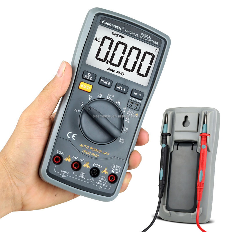 03B Professionele digitale multimeters gelijkstroom wisselstroomspanning stroomweerstand ware RMS LED-diodetest automatisch bereik universele meter