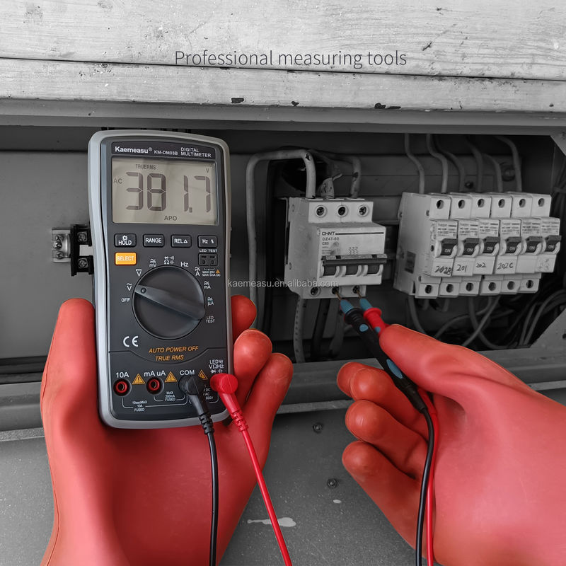 03B Professionele digitale multimeters gelijkstroom wisselstroomspanning stroomweerstand ware RMS LED-diodetest automatisch bereik universele meter