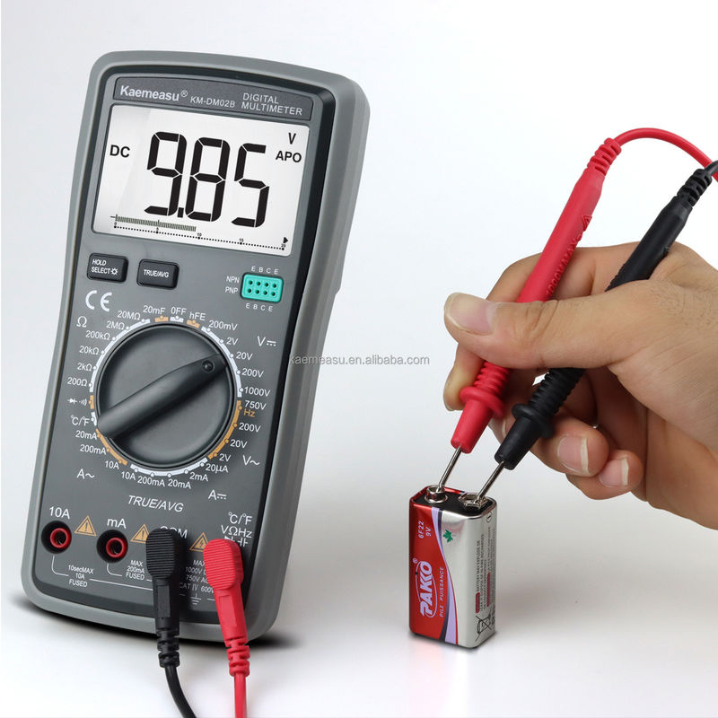 OEM ODM Anti burn Digitale multimeters Clamp meter ture rms batterij diode hFE tester spanningsdetector multimeter te koop