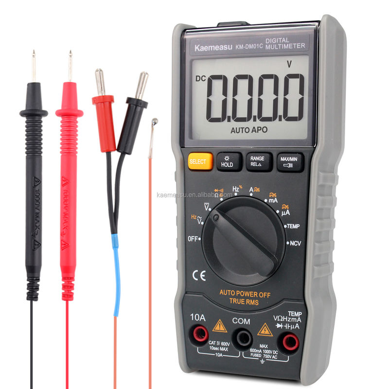 01C Stroomspanningsmeter Multimeters Hoogprecisie-metingsapparatuur Mini Draagbare multimeters