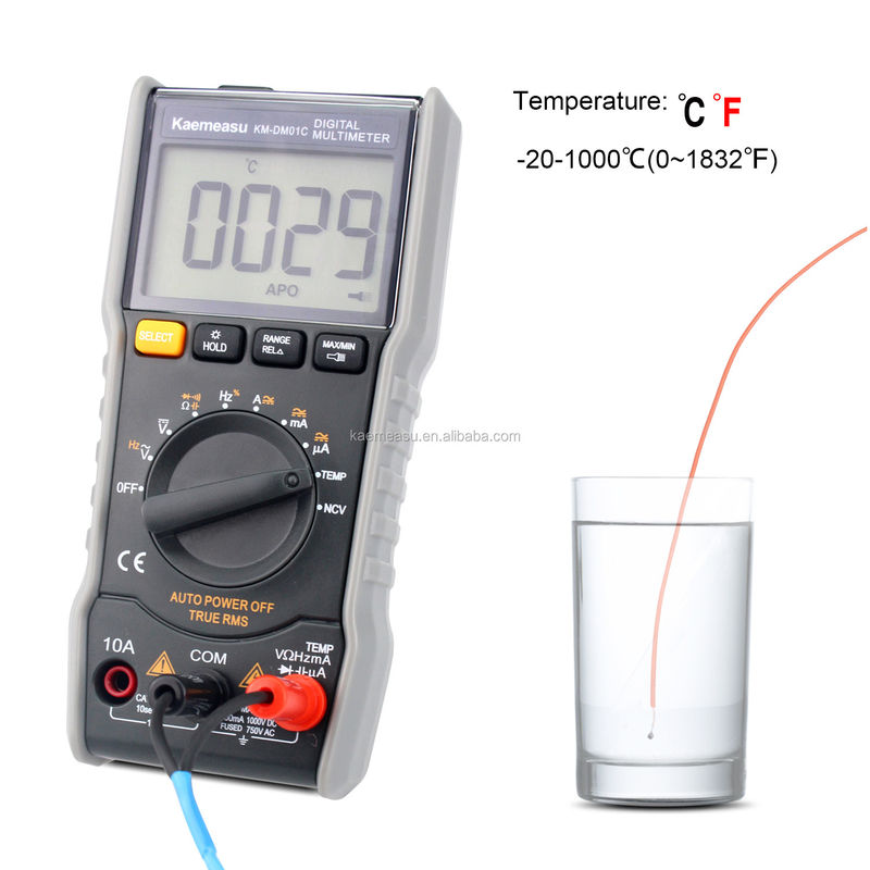 01C Stroomspanningsmeter Multimeters Hoogprecisie-metingsapparatuur Mini Draagbare multimeters