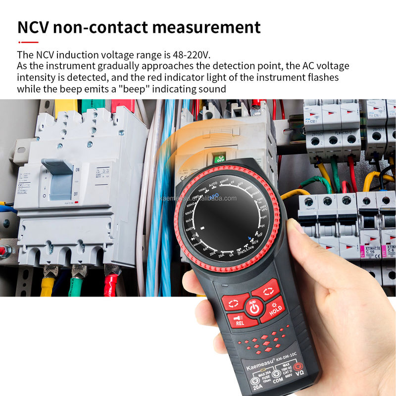 Auto-spanningsmeters NCV TRMS Diodetoets Stroomweerstandstester Klemmeters Multimetro Slimme digitale multimeters