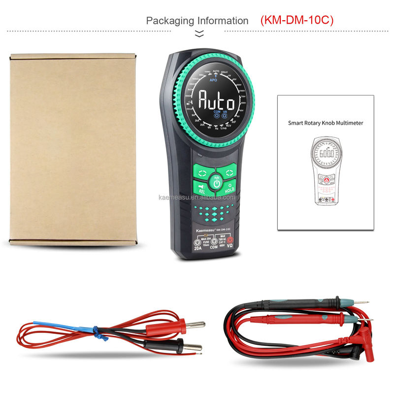 Auto-spanningsmeters NCV TRMS Diodetoets Stroomweerstandstester Klemmeters Multimetro Slimme digitale multimeters