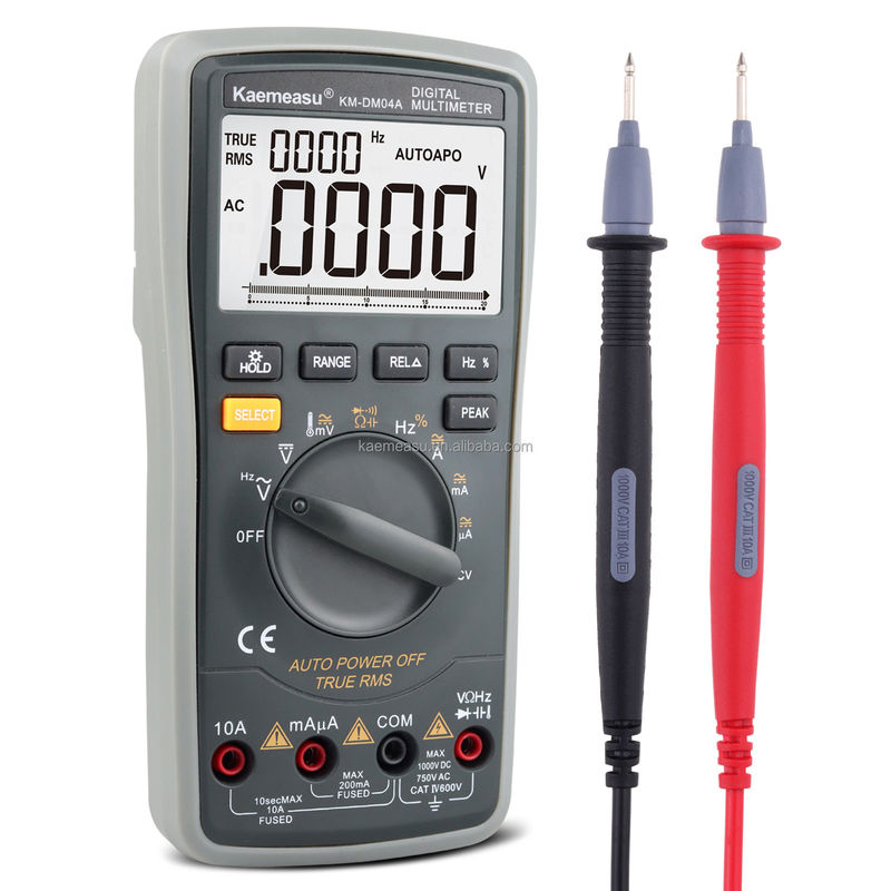 04A Klemmeter AC DC Digitale Voltmeter Diode Continuïteitstest Spanningsmeter Multimetro Slimme digitale multimeters