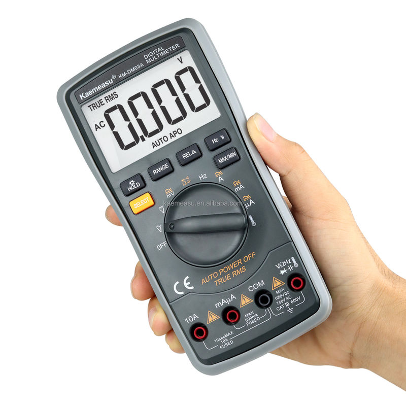 Elektricien Automatische Range Multitester 6000 Tellen Analoog Multimeter T-RMS Diode Test Continuïteit Buzzer Digitale Multimeters