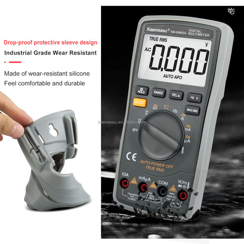 Elektricien Automatische Range Multitester 6000 Tellen Analoog Multimeter T-RMS Diode Test Continuïteit Buzzer Digitale Multimeters