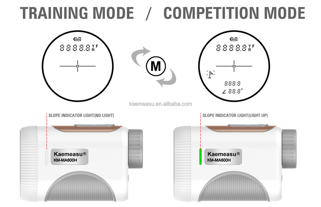 1200m OEM Golf Afstandsmeter hellingsomvang Laser Afstandsmeter Telescoop Golf Laser Afstandsmeters