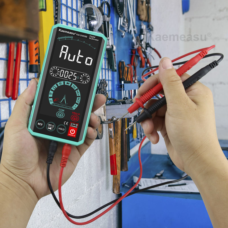 Intelligente menselijke-machine-interactie-multimeters LCD-kleurbeeldscherm Spanningsmeter Oplaadbare slimme digitale multimeter