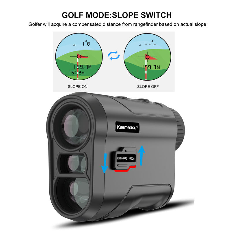 OEM Digitale Laser Afstandmeter Magnetische Golf Afstandmeter helling Lasermeter Telescoop Oplaadbare Golf Afstandmeters