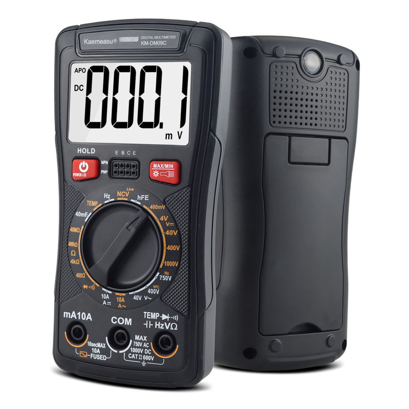 Multifunctionele digitale mini-multimeter voor het meten van weerstand en continuïteit 200mV-1000V 40-40mF