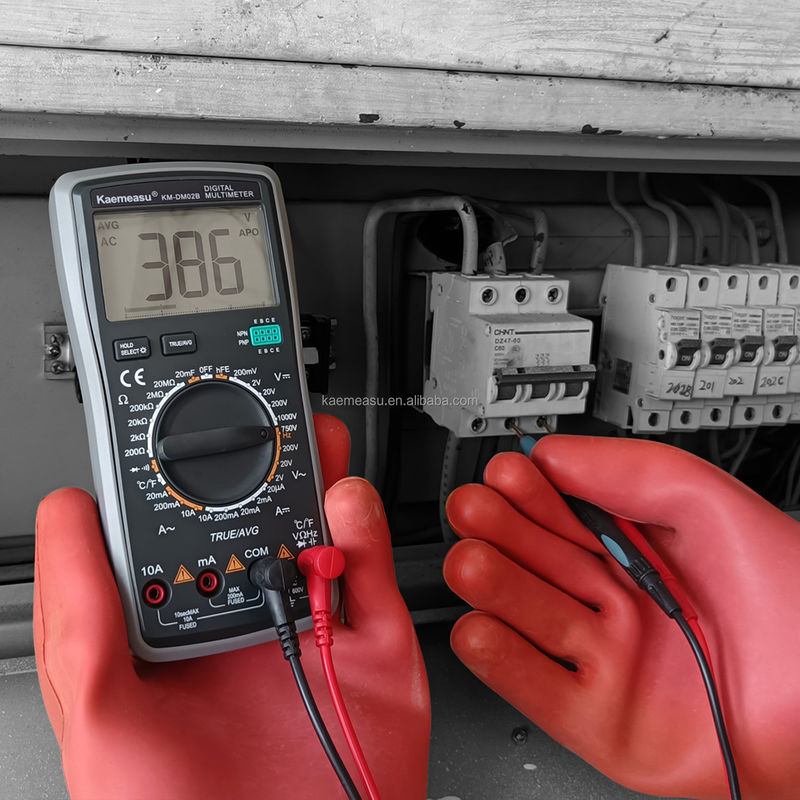 Smart Multimeter wisselstroomspanningsmeter voor het meten van capaciteitsbereik 20nF/200nF/2uF/20uF/200uF/2000uF en max. wisselstroom 10A