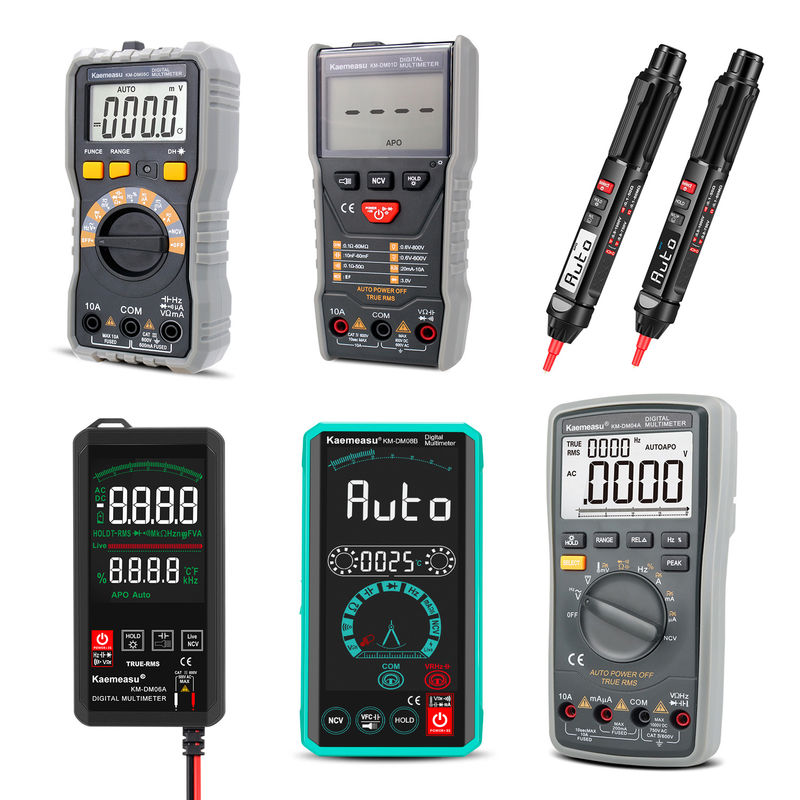 Mini draagbare multimeters met hoge precisie Autoverloop stroomspanningsmeter voor nauwkeurige metingen