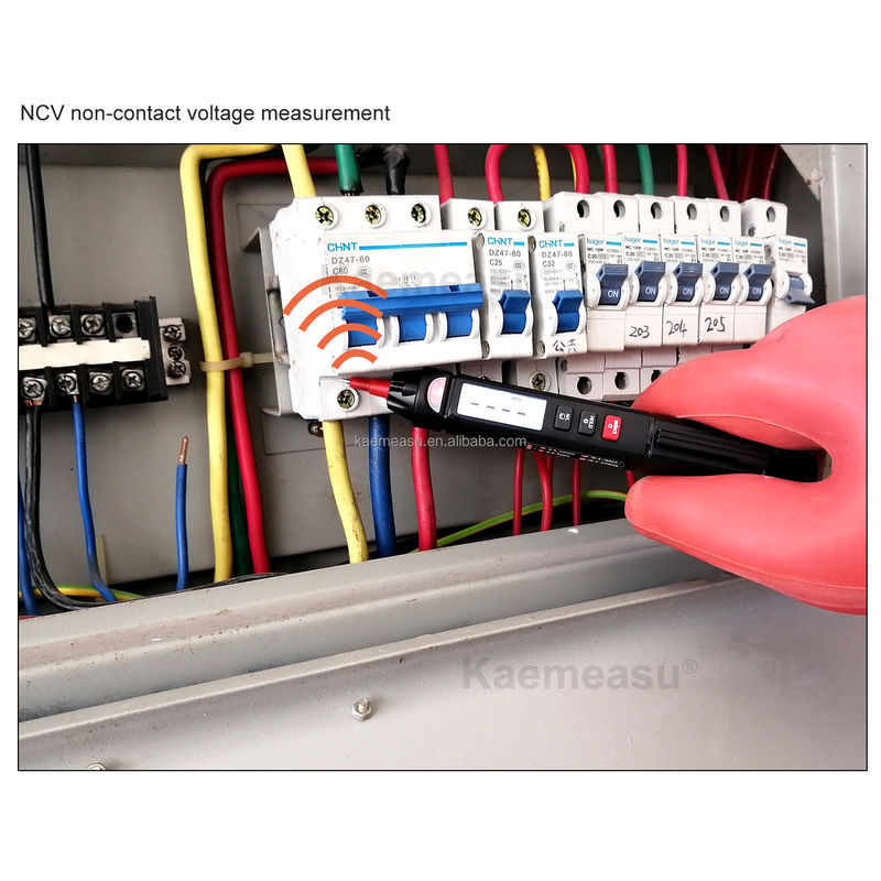 Kaemeasu Mini Pen Digitale Multimeter NCV Sequentie Niet-contact Spanningsdetectie Multimeter Tester Pen Meter
