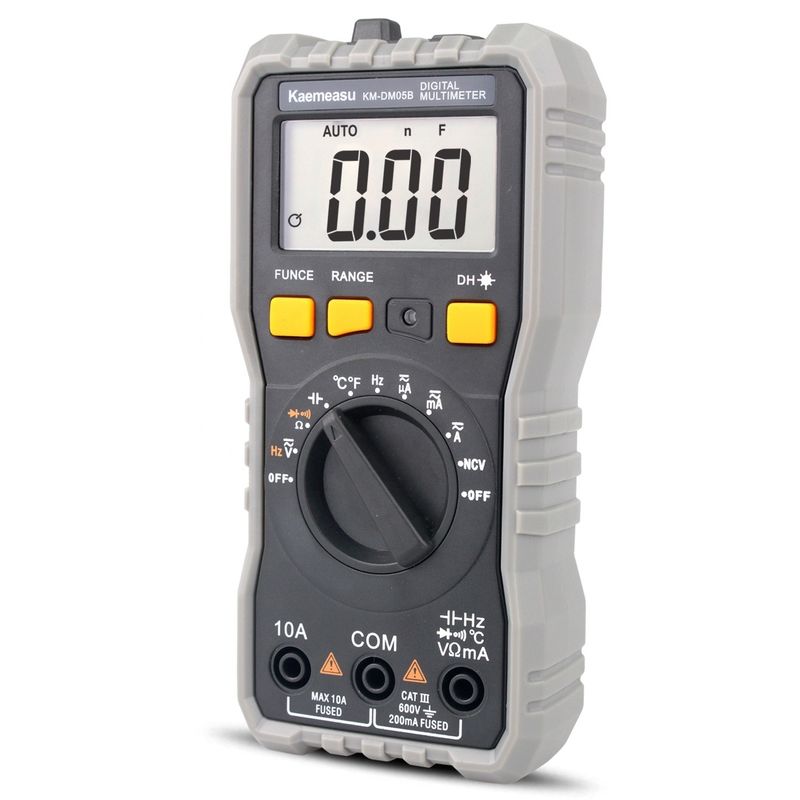 Mini Digitale Multimeter DC/AC Spanning Ammeter Stroom Ohm Temperatuur T-rms Hoogpresisie Elektrisch Digitale Multimeter