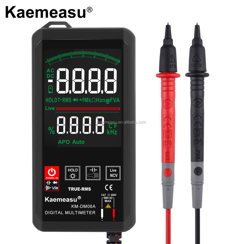 Kleurbeeldscherm Aanraakscherm Multimeter 6000 Count Professionele Digitale Multimeter Slimme Multimeter
