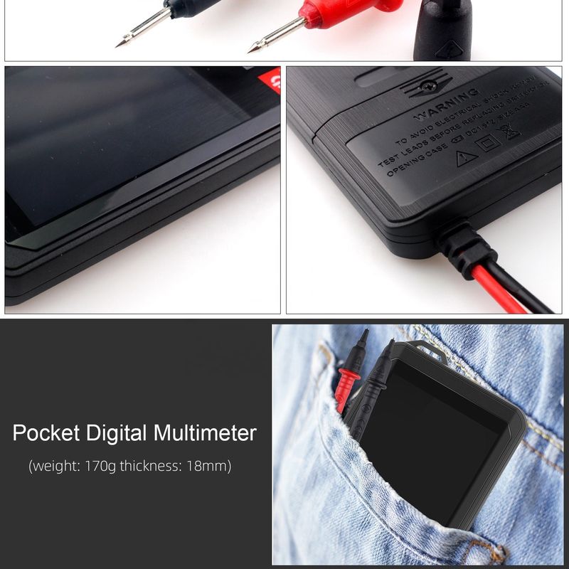 EBTN Display Touch Digitale Multimeter 6000 Count Digitale Multimeter Ncv Functie Neutrale Live Wire Test Digitale Multimeter