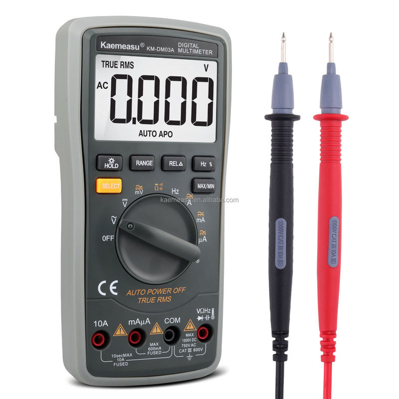 03A OEM ODM Industrieel Elektronisch Multimeter Diodetoets AC DC Spanning Stroom Voltmeter Professionele digitale multimeters