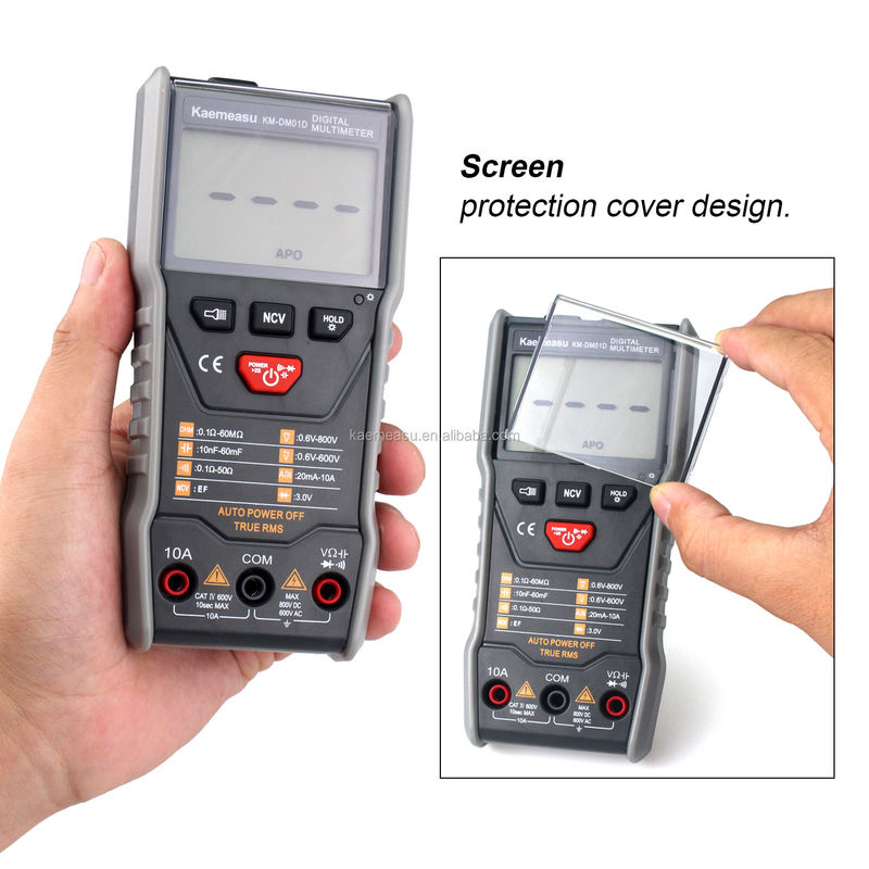 OEM ODM Anti-Burn Multitester DC/AC NCV-meting Vierkantgolfuitgang True-rms automatisch bereik Digitale multimeters