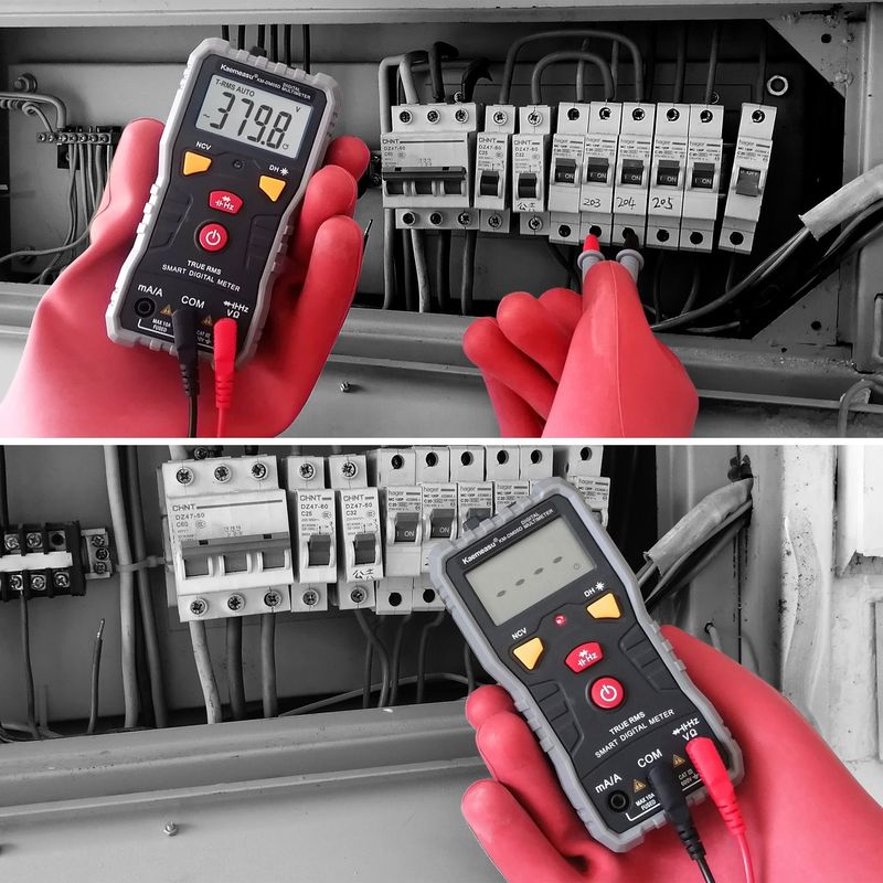 Pocket Digital Multimeter DC/AC Multifunctionele hoge precisie Capaciteit Ncv Ohm Hz Tester Auto Range Digital Multimeter
