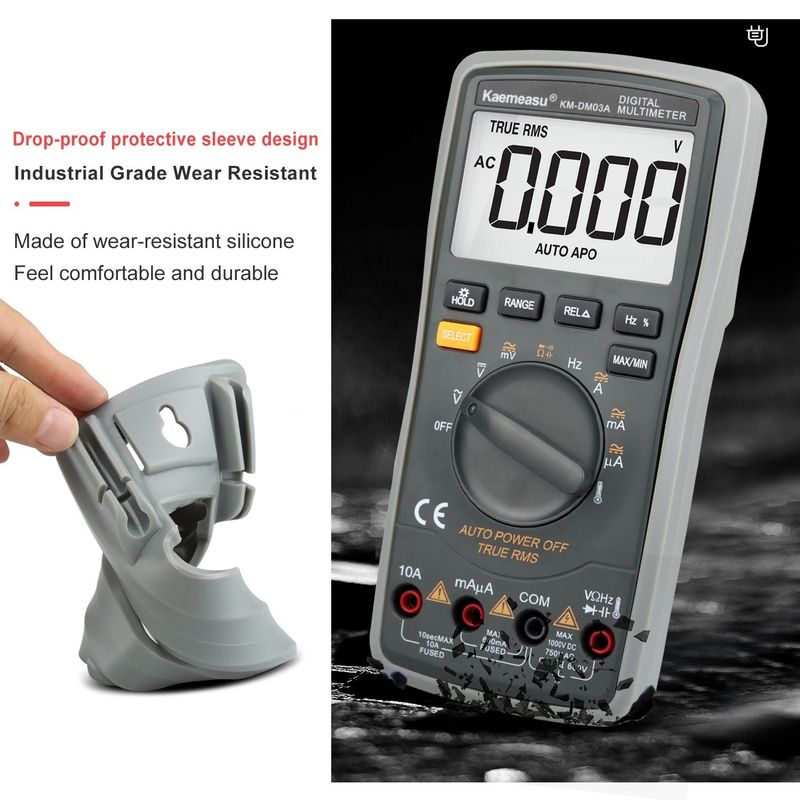 03A Industriële hoogprecieze autorange slimme digitale multimeter NCV 1000V AC DC Multimeter slimme digitale multimeter