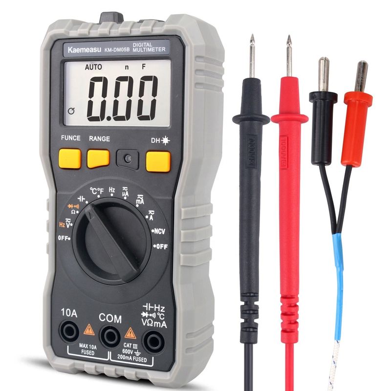 Auto Range Lcd Display elektrische Multi Tester T-rms NCV Car Measure Bench Digitale Multimeters met Probe