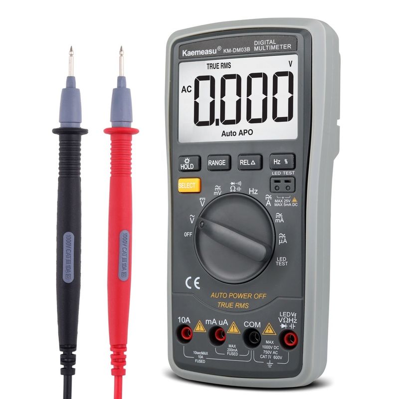 Warm verkoop Industriële elektronische multimeter hoge precisie 6000 tellen 1000v AC DC digitale multimeters