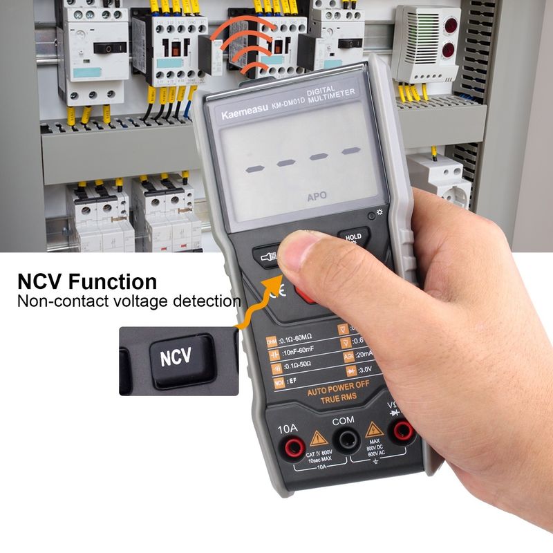 Automatisch bereik Smart Measurement elektricien 6000 tellen Bank Digitale Multimeters Met Ncv T-rms functie